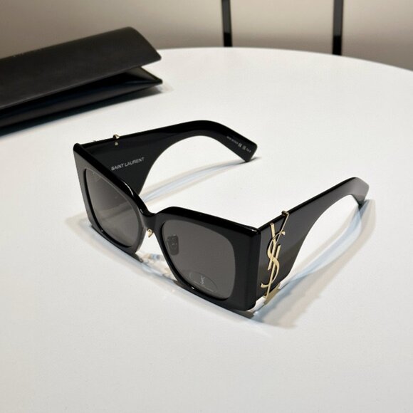 NEW SAINT LAURENT BLAZE SLM119 003 OVERSIZED SUNGLASSES SAINT LAURENT SL M119 - Picture 1 of 15